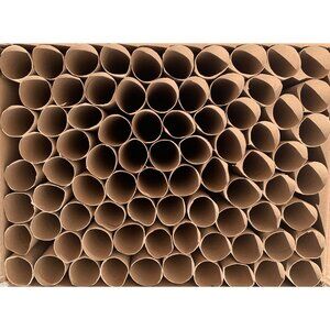 lot of 80 Empty Paper Towel Roll Tubes Clean Craft Art Project School Kids DIY